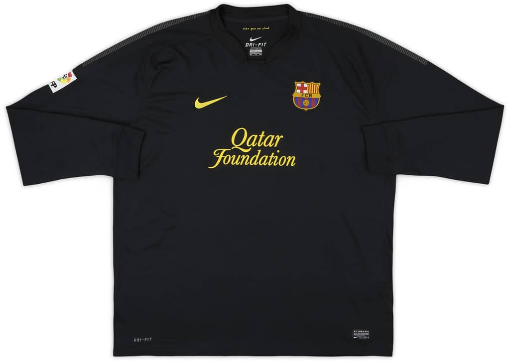 2011-12 Barcelona Away L/S Shirt Messi #10 - 8/10 - (XXL)