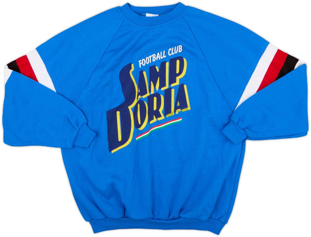 1990-91 Sampdoria Le Felpe Dei Grandi Club Sweat Top - 9/10 - (L)