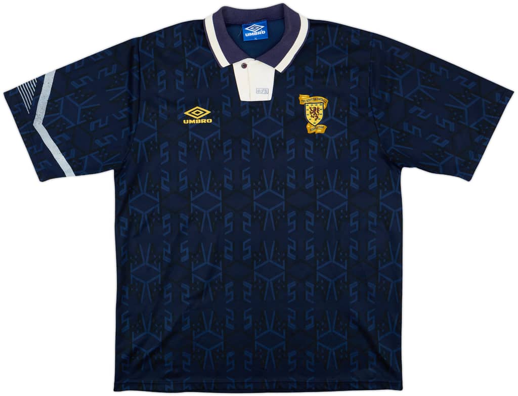 1991-94 Scotland Home Shirt - 8/10 - (XL)