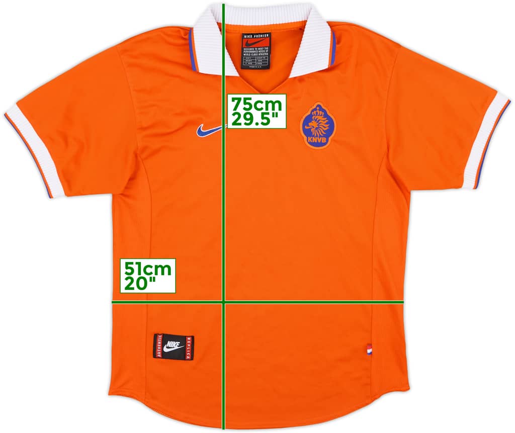 1997-98 Netherlands Home Shirt - 8/10 - (M)