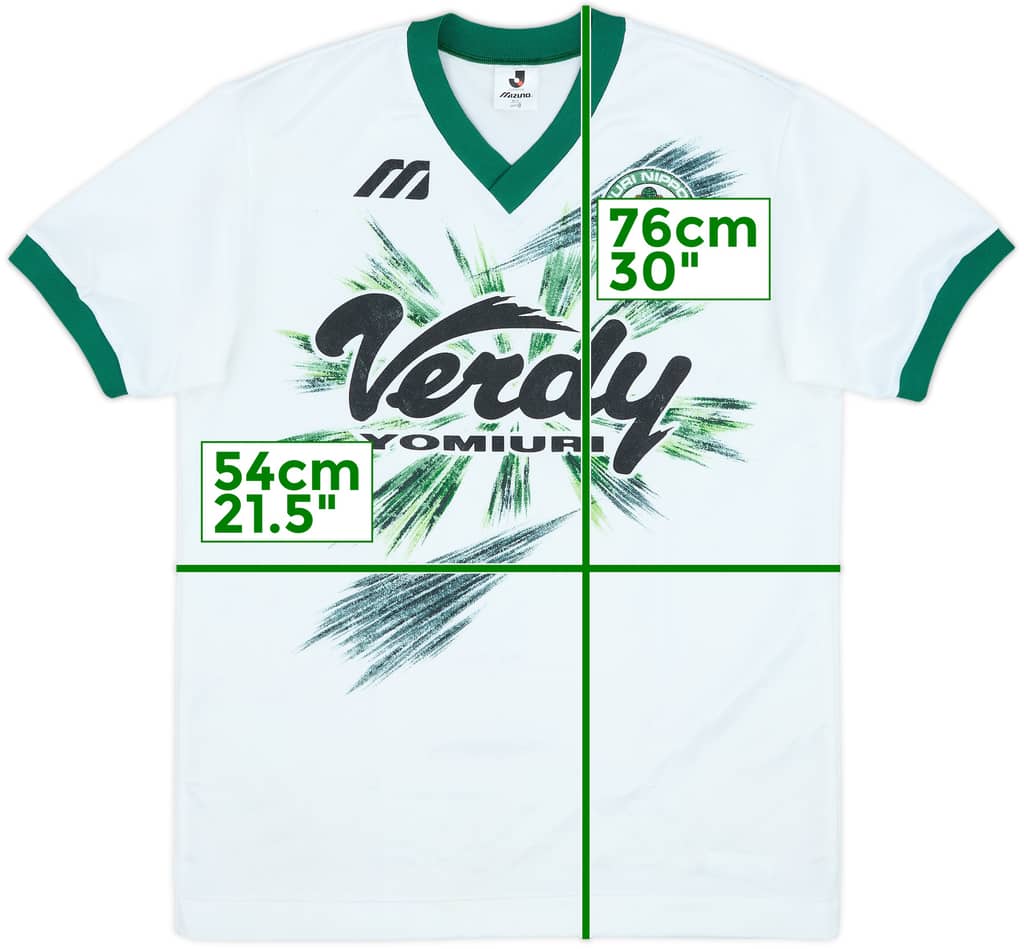 1993-95 Verdy Kawasaki Mizuno Training Shirt - 7/10 - (L)