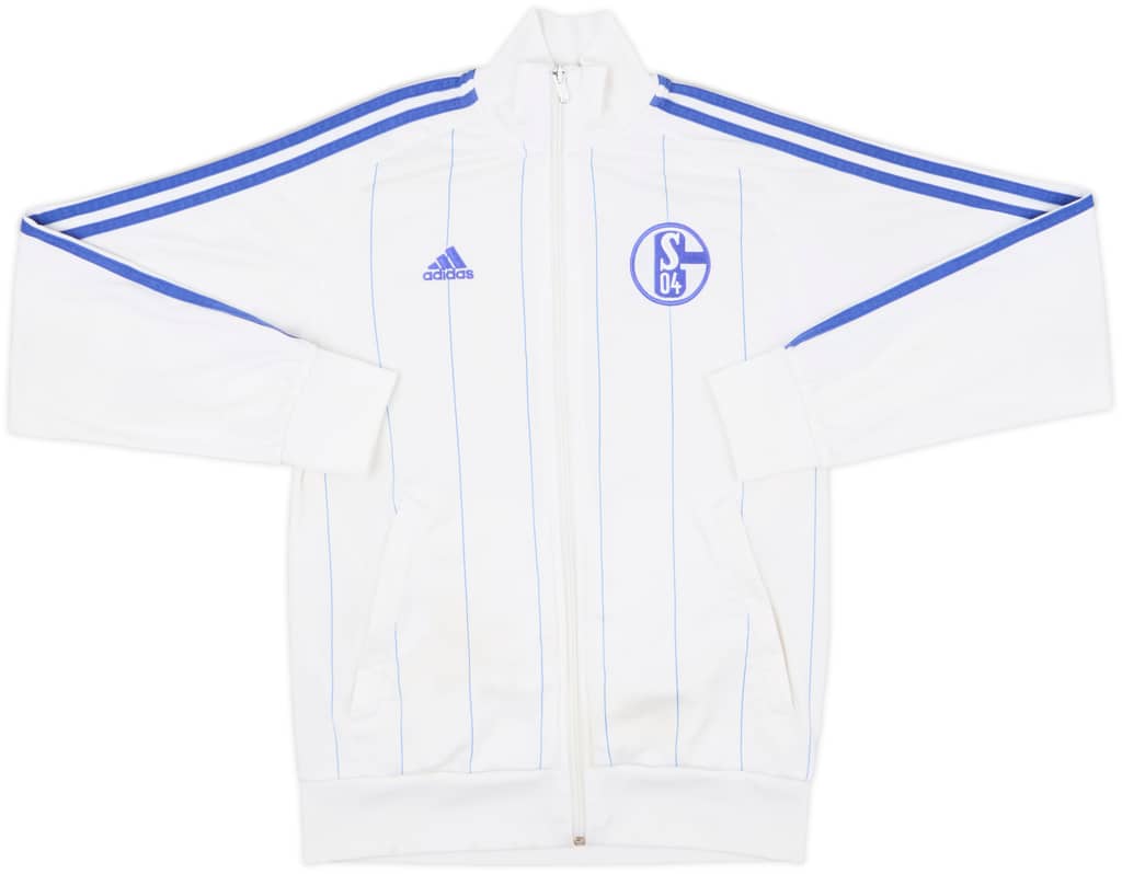 2011-12 Schalke adidas Track Jacket - 7/10 - (XS)