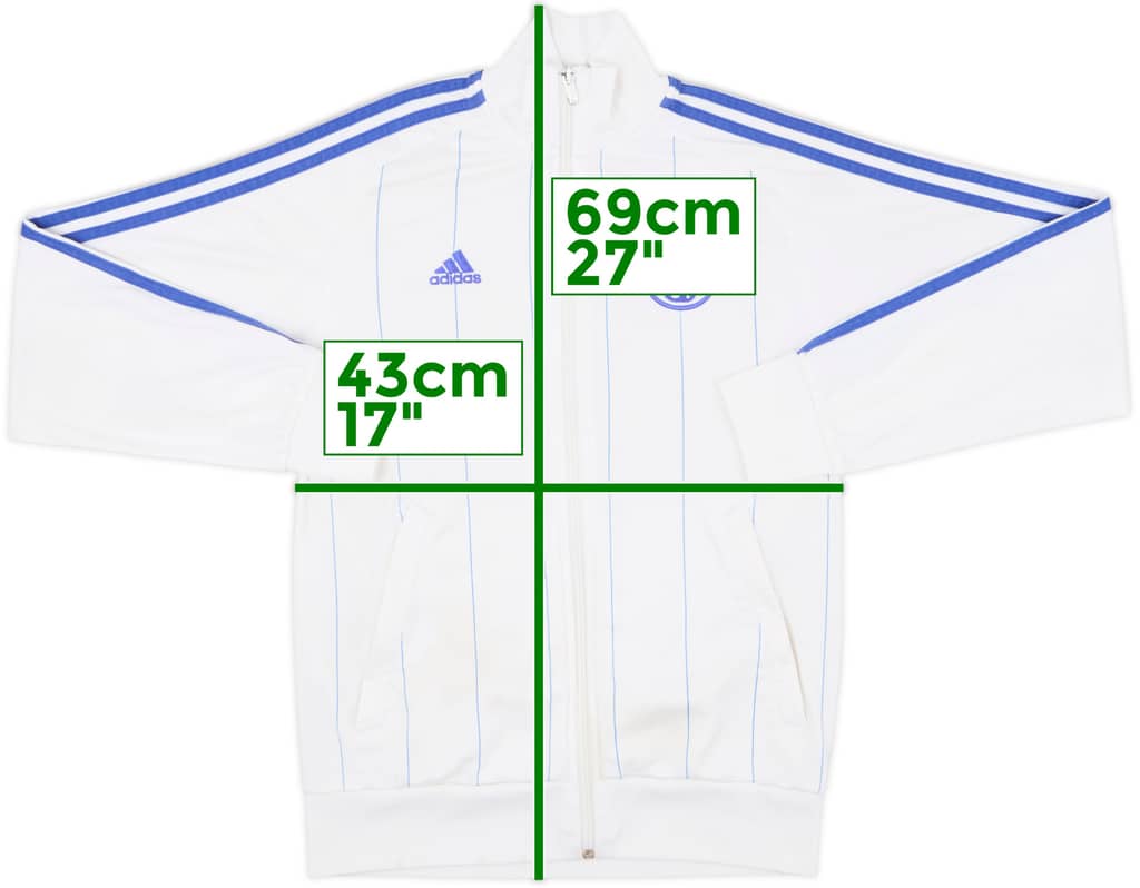 2011-12 Schalke adidas Track Jacket - 7/10 - (XS)