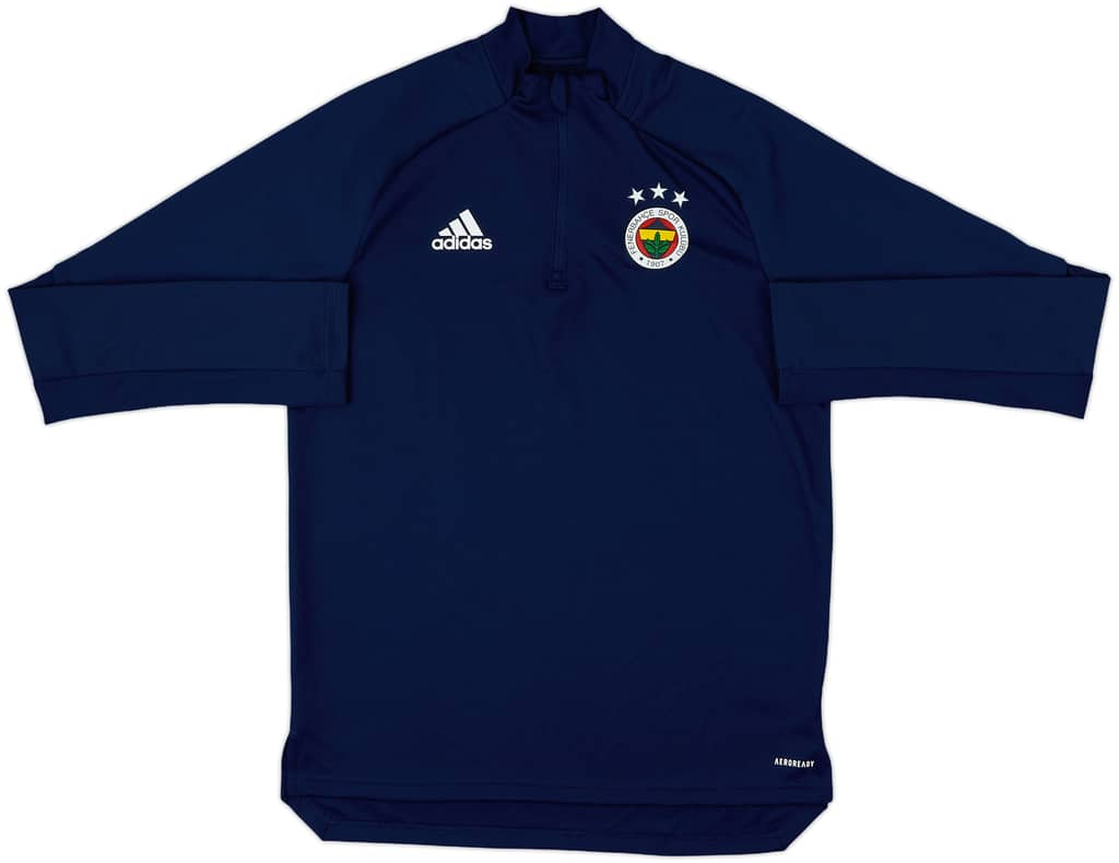 2020-21 Fenerbahce adidas 1/4 Zip Drill Top - 9/10 - (M)