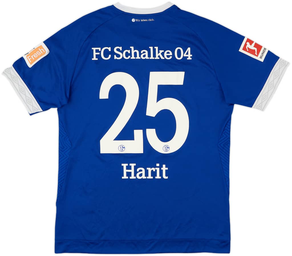 2018-19 Schalke Home Shirt Harit #25 - 5/10 - (L)