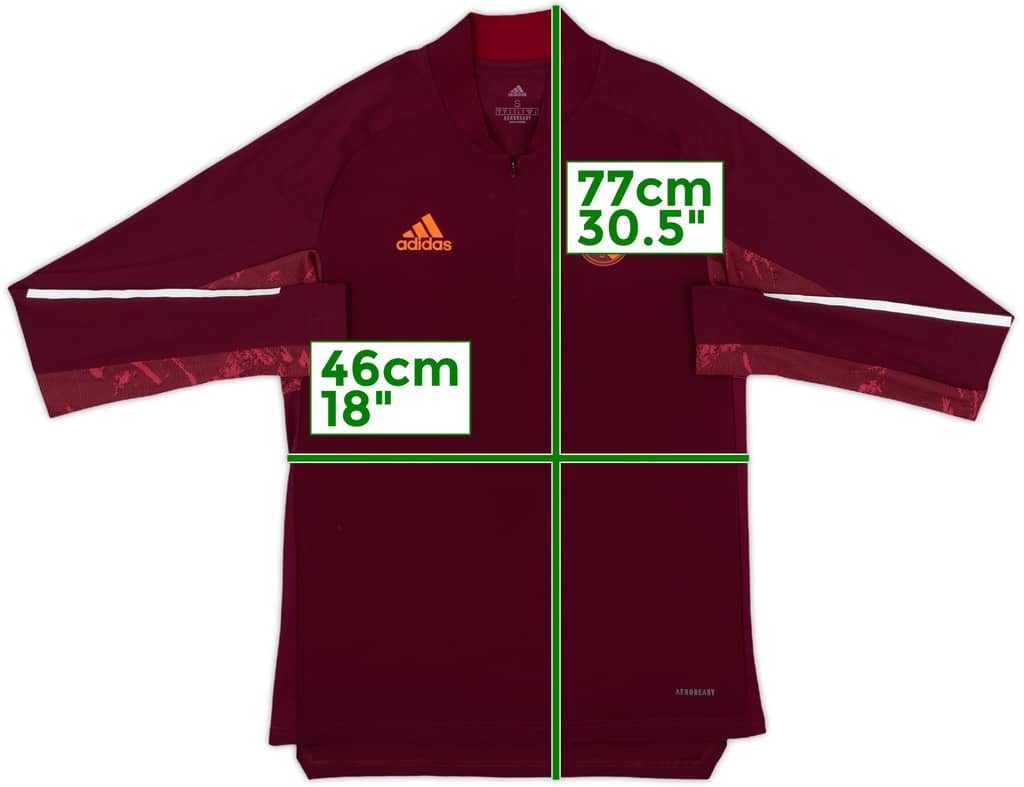 2020-21 Real Madrid adidas 1/4 Zip Drill Top - 9/10 - (S)