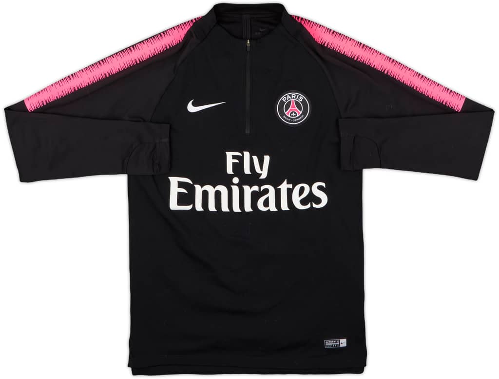 2018-19 Paris Saint-Germain Nike 1/4 Zip Drill Top - 6/10 - (S)