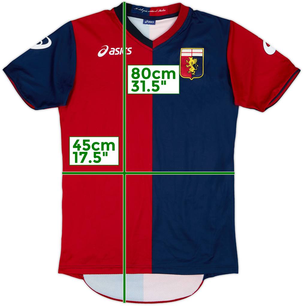 2010-11 Genoa Home Shirt - 8/10 - (S)