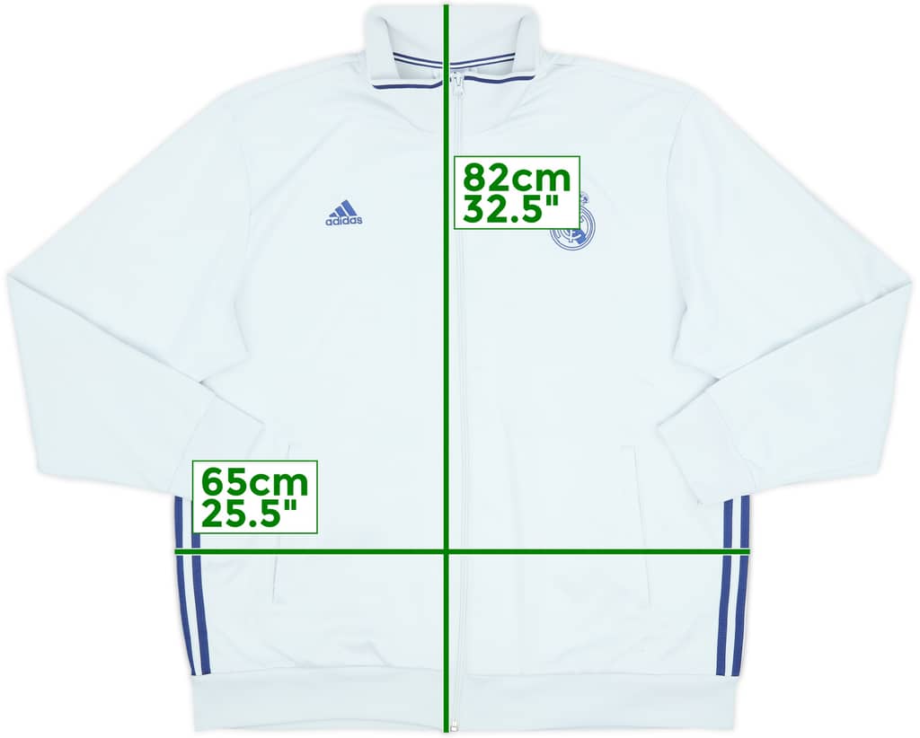 2016-17 Real Madrid adidas Track Jacket - 7/10 - (XXL)