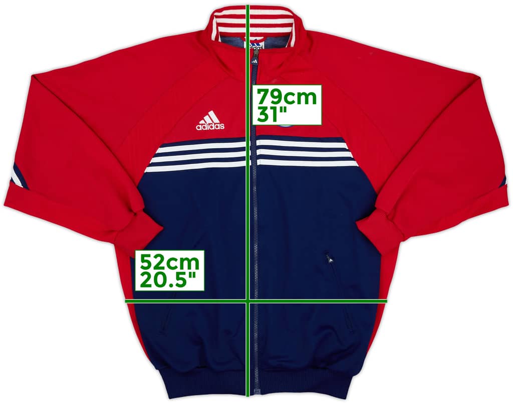 1998-99 Bayern Munich adidas Track Jacket - 8/10 - (L)