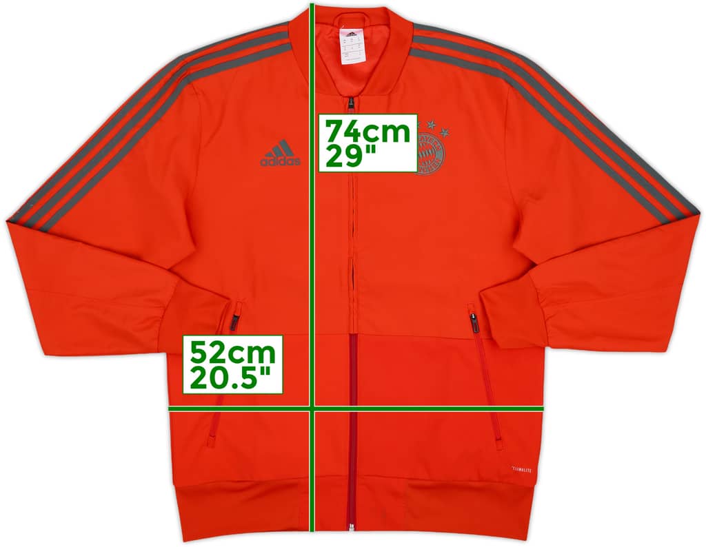 2018-19 Bayern Munich adidas Track Jacket - 7/10 - (M)