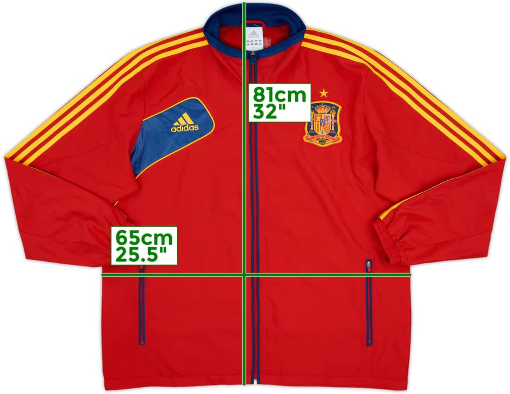 2011-12 Spain adidas Track Jacket - 10/10 - (XXL)