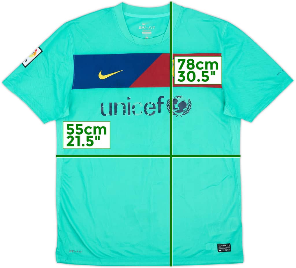 2010-11 Barcelona Away Shirt - 4/10 - (L)