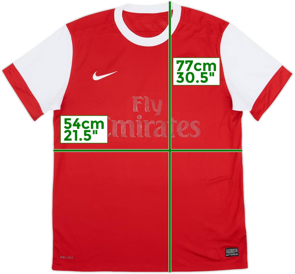 2010-11 Arsenal Home Shirt - 4/10 - (L)