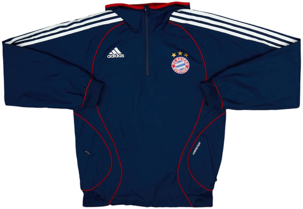 2006-07 Bayern Munich adidas Formotion 1/4 Zip Hooded Track Jacket - 9/10 - (S)