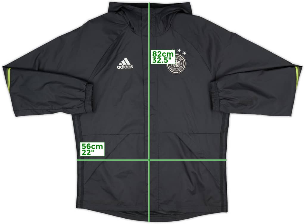 2015-16 Germany adidas Hooded Rain Jacket - 9/10 - (L)