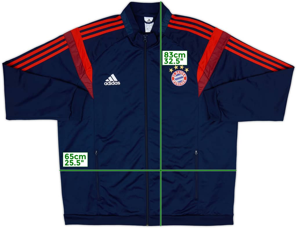 2014-15 Bayern Munich adidas Track Jacket - 10/10 - (XXL)