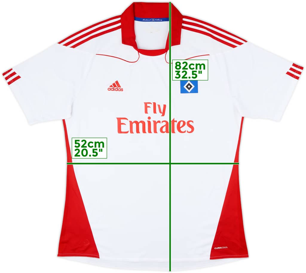 2010-11 Hamburg Home Shirt - 9/10 - (XXL)