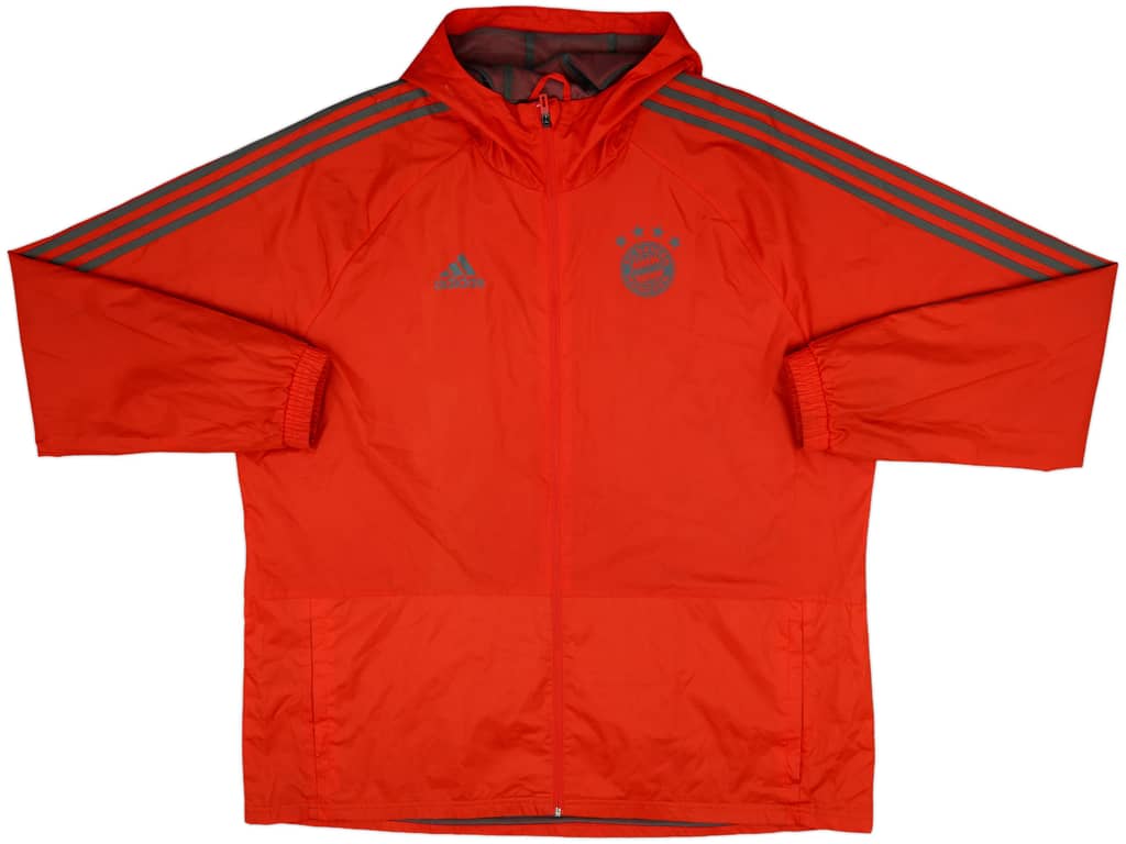 2018-19 Bayern Munich adidas Hooded Rain Jacket - 7/10 - (XXL)