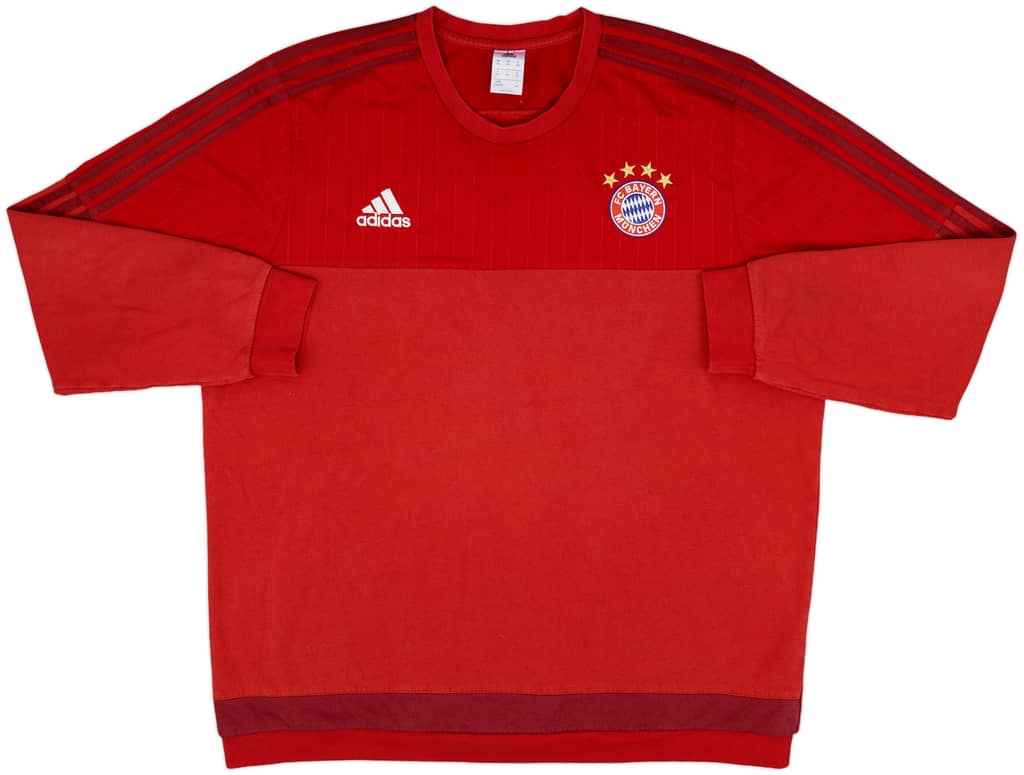 2015-16 Bayern Munich adidas Sweat Top - 7/10 - (XXL)