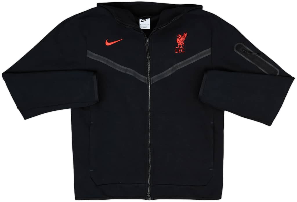 2022-23 Liverpool Nike Hooded Track Jacket - 9/10 - (M)