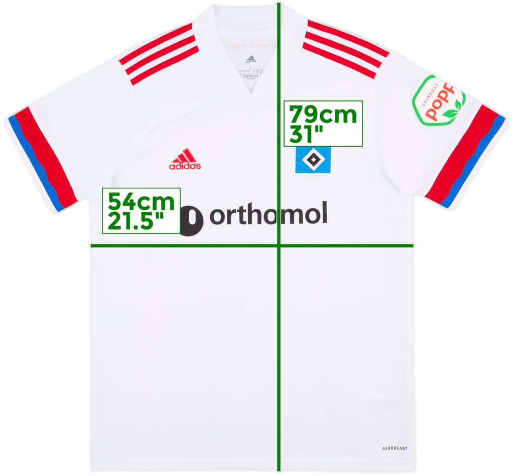 2020-21 Hamburg Home Shirt - 9/10 - (L)