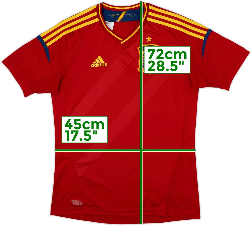 2011-12 Spain Home Shirt - 5/10 - (XL.Boys)