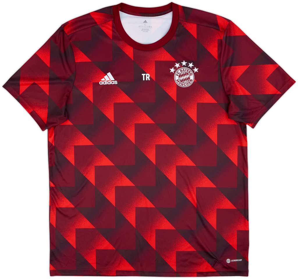 2022-23 Bayern Munich Staff Issue adidas Training Shirt TR - 9/10 - (XL)