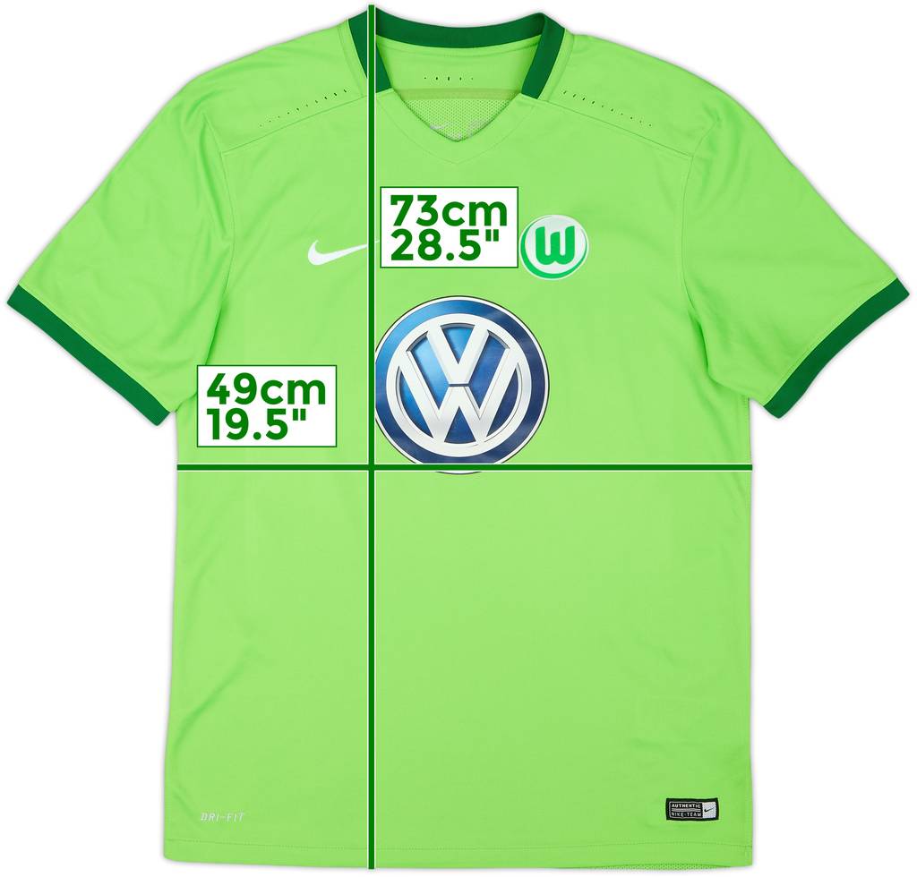2016-17 Wolfsburg Home Shirt - 8/10 - (M)