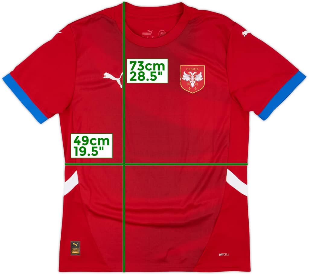 2024 Serbia Home Shirt - 7/10 - (M)