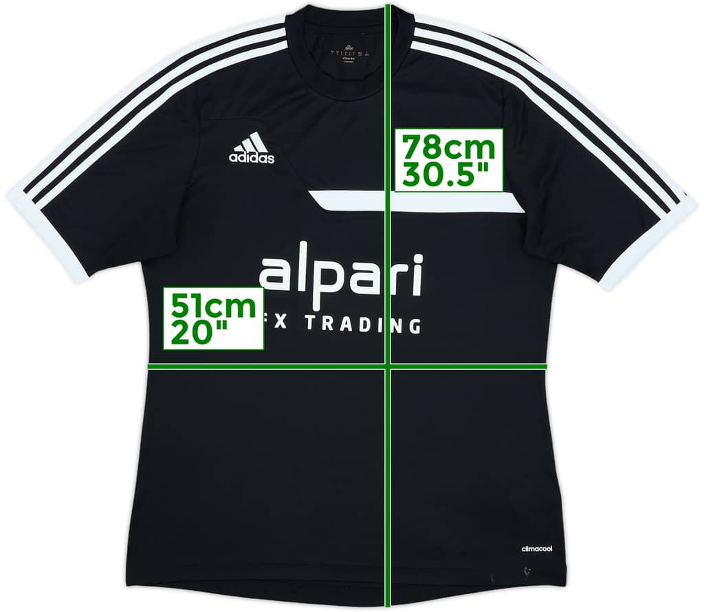 2013-14 West Ham adidas Training Shirt - 7/10 - (L)