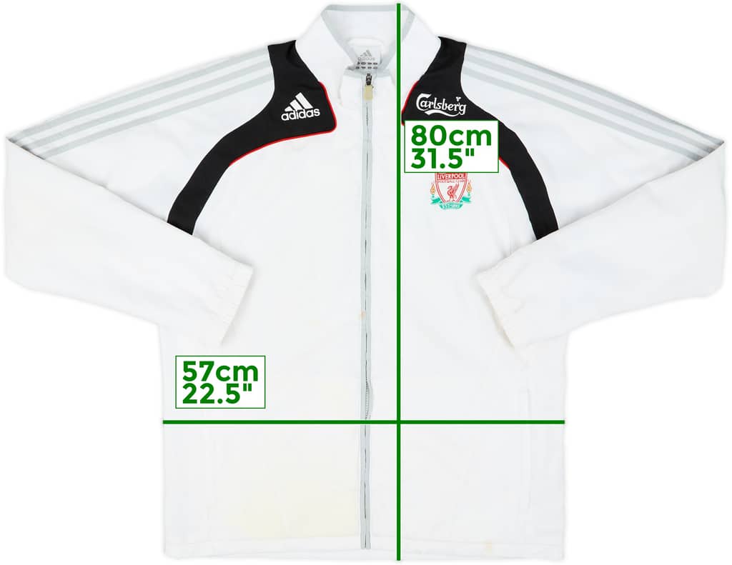 2008-09 Liverpool adidas Track Jacket - 7/10 - (L/XL)