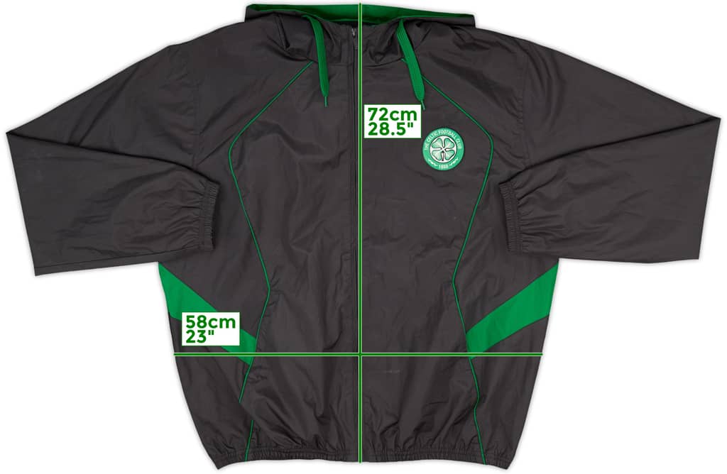 2020-21 Celtic Hooded Rain Jacket - 8/10 - (M)