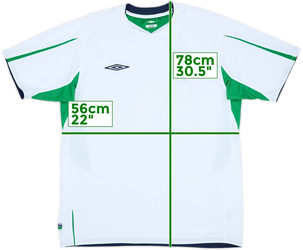 2004-06 Northern Ireland Away Shirt - 9/10 - (XL)