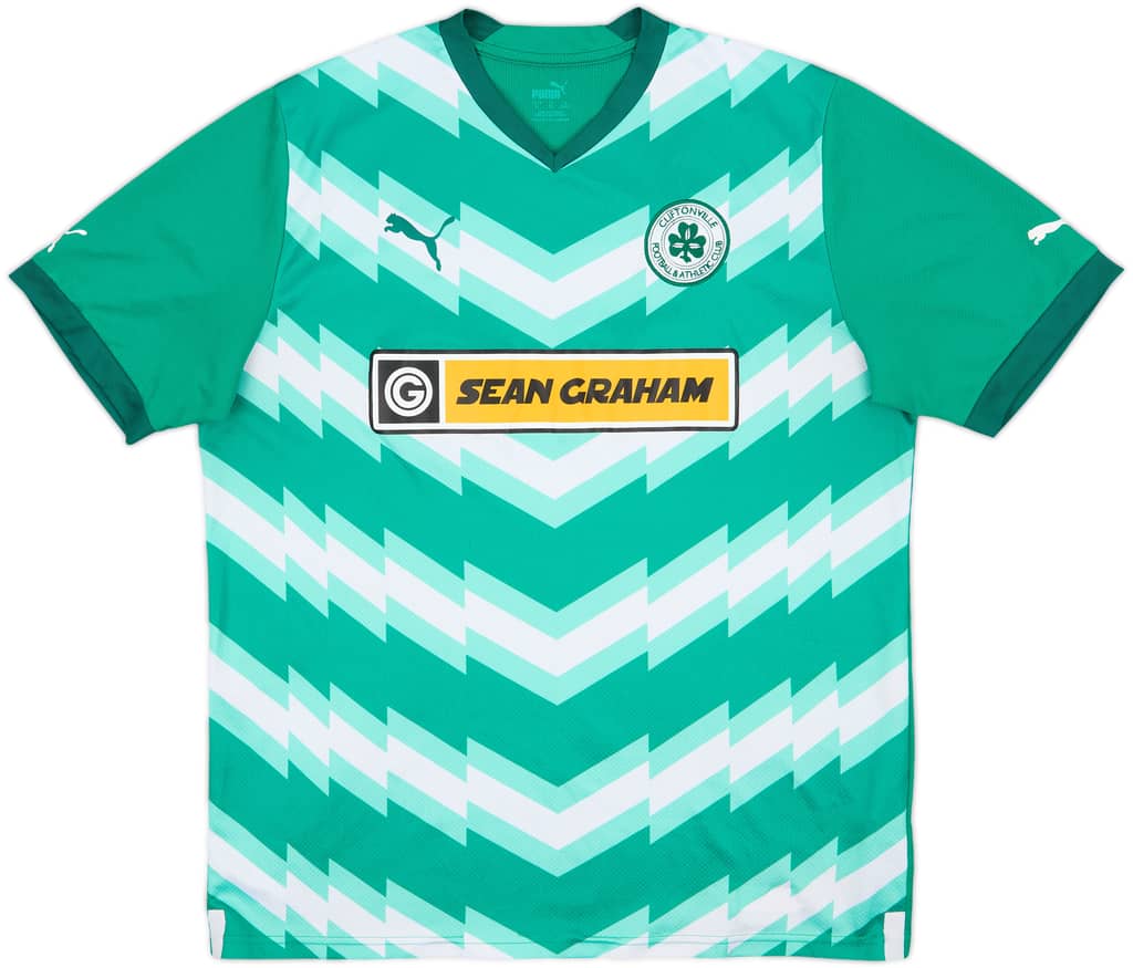 2022-24 Cliftonville Away Shirt - 8/10 - (XL)
