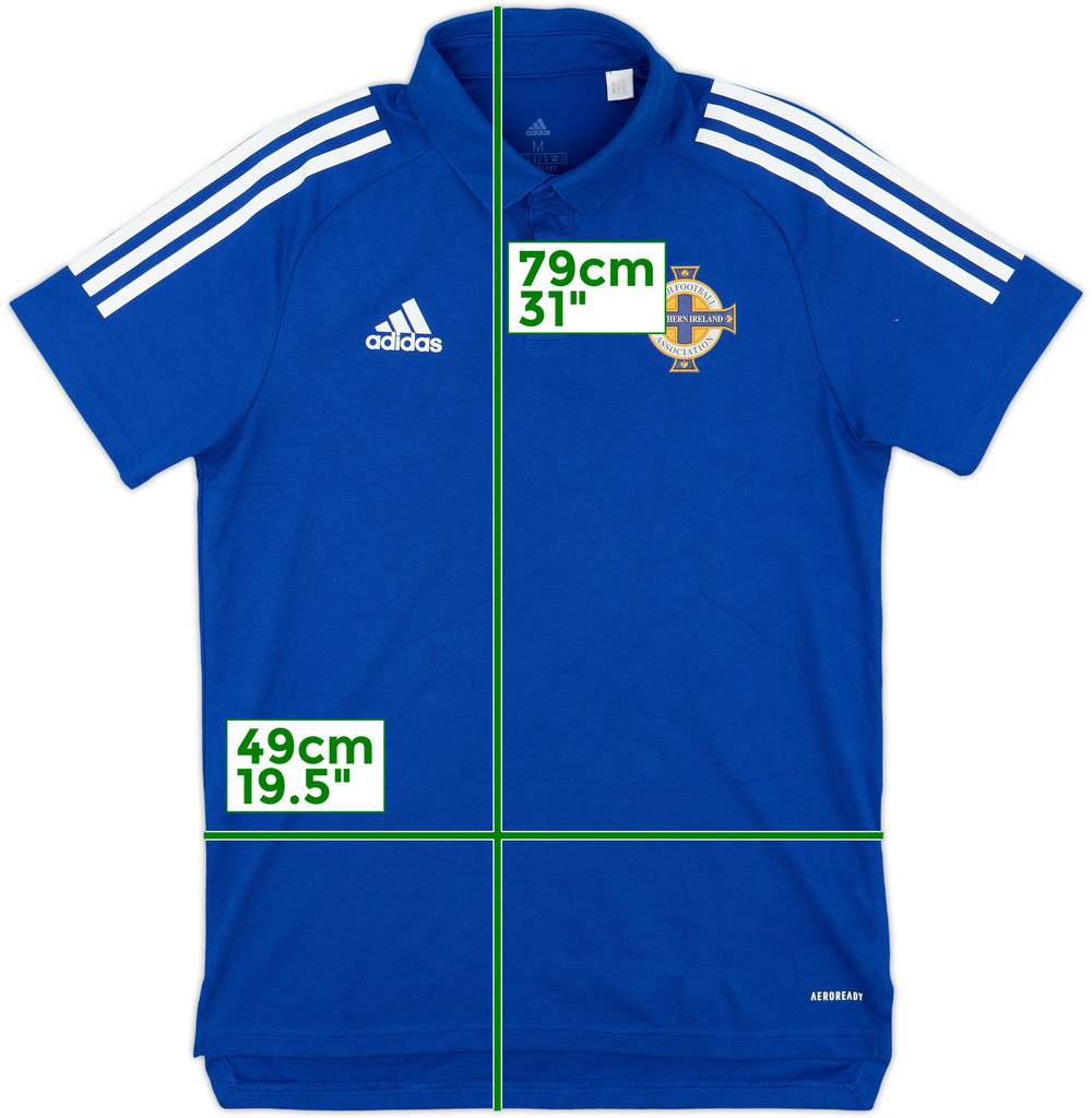 2019-20 Northern Ireland adidas Polo Shirt - 8/10 - (M)