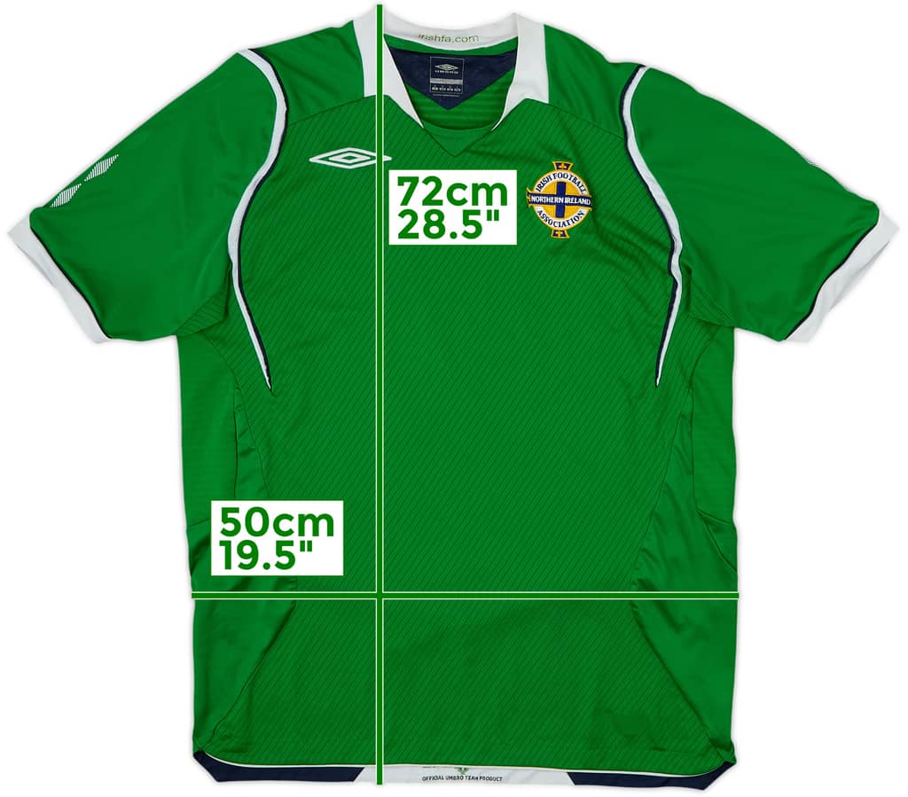 2008-10 Northern Ireland Home Shirt - 8/10 - (M)