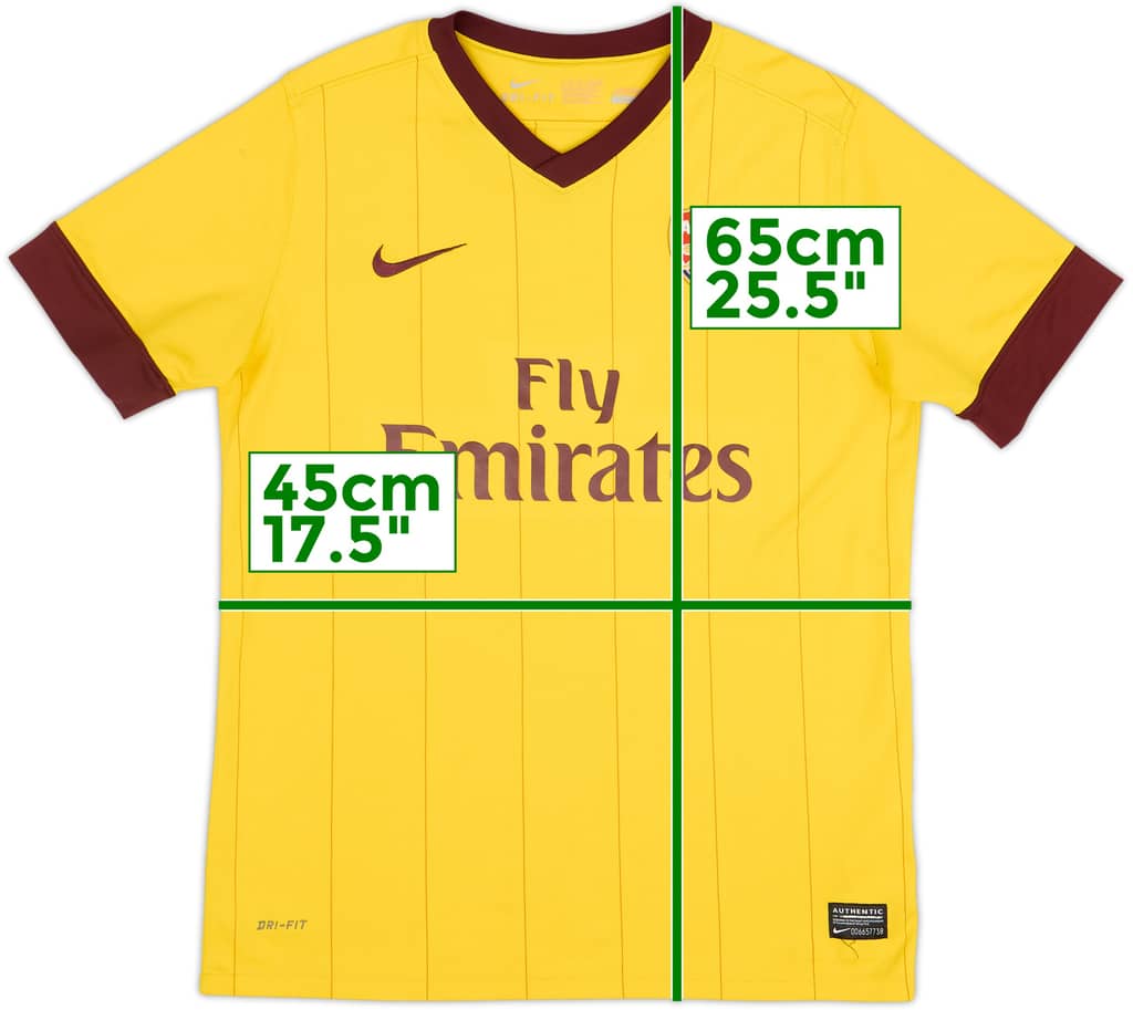 2010-13 Arsenal Away Shirt - 9/10 - (L.Boys)