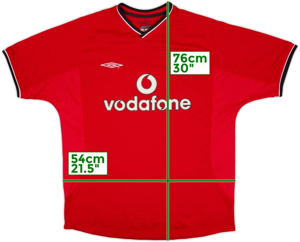 2000-02 Manchester United Home Shirt - 5/10 - (L)