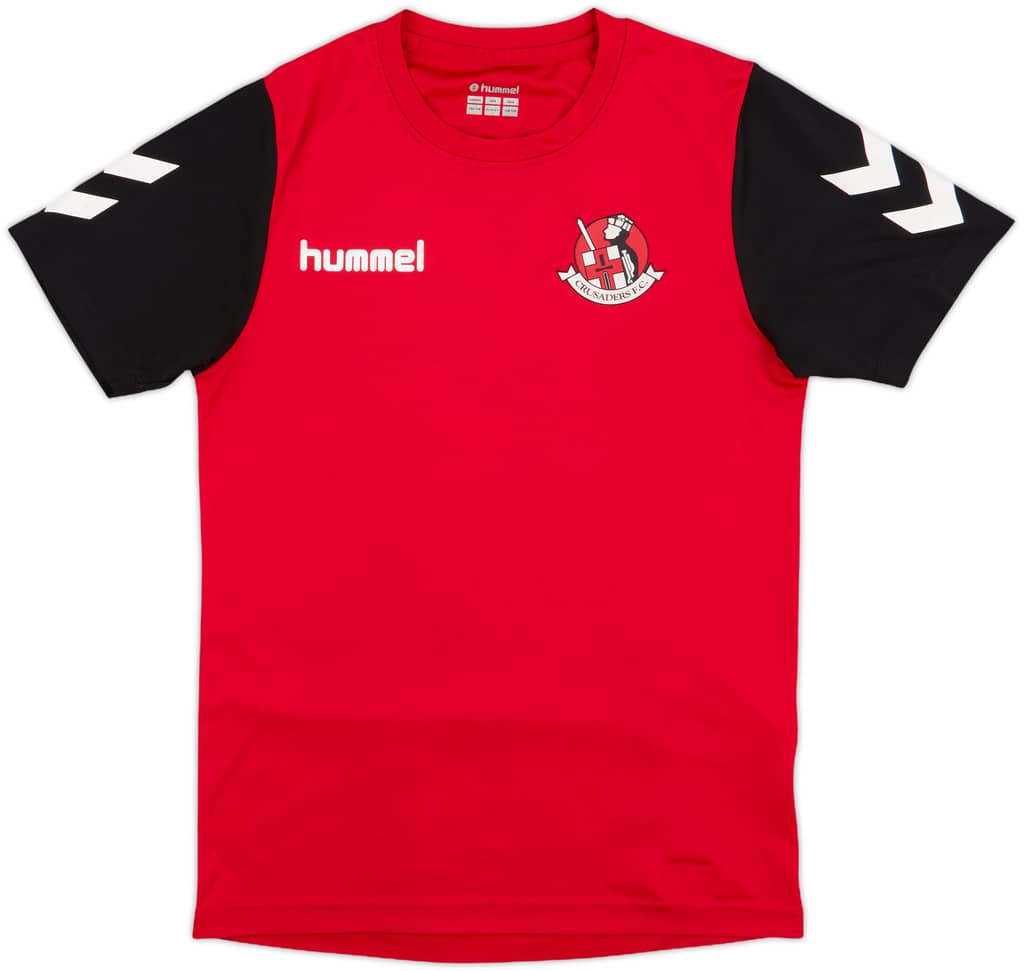 2020-21 Crusaders Hummel Training Shirt - 8/10 - (XL.Boys)