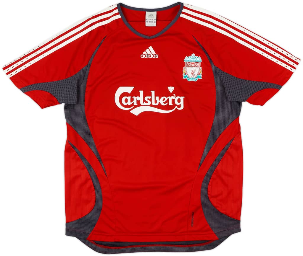 2006-07 Liverpool adidas Formotion Training Shirt - 9/10 - (L/XL)