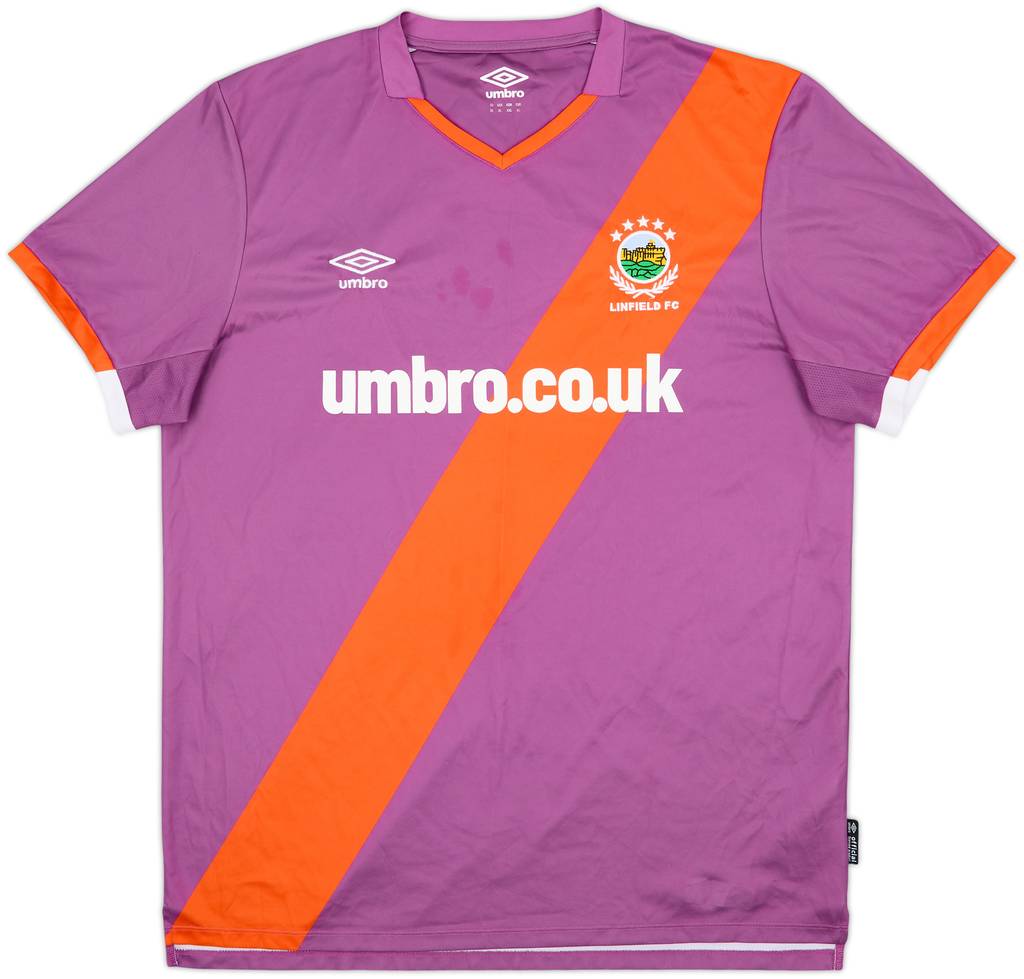 2020-21 Linfield Away Shirt - 8/10 - (XL)