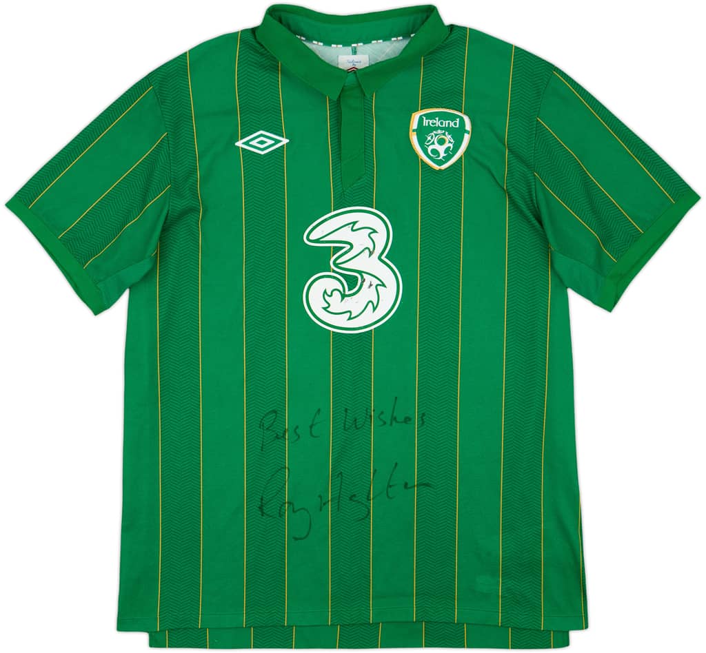 2011 Ireland Signed Home Shirt - 5/10 - (XL)