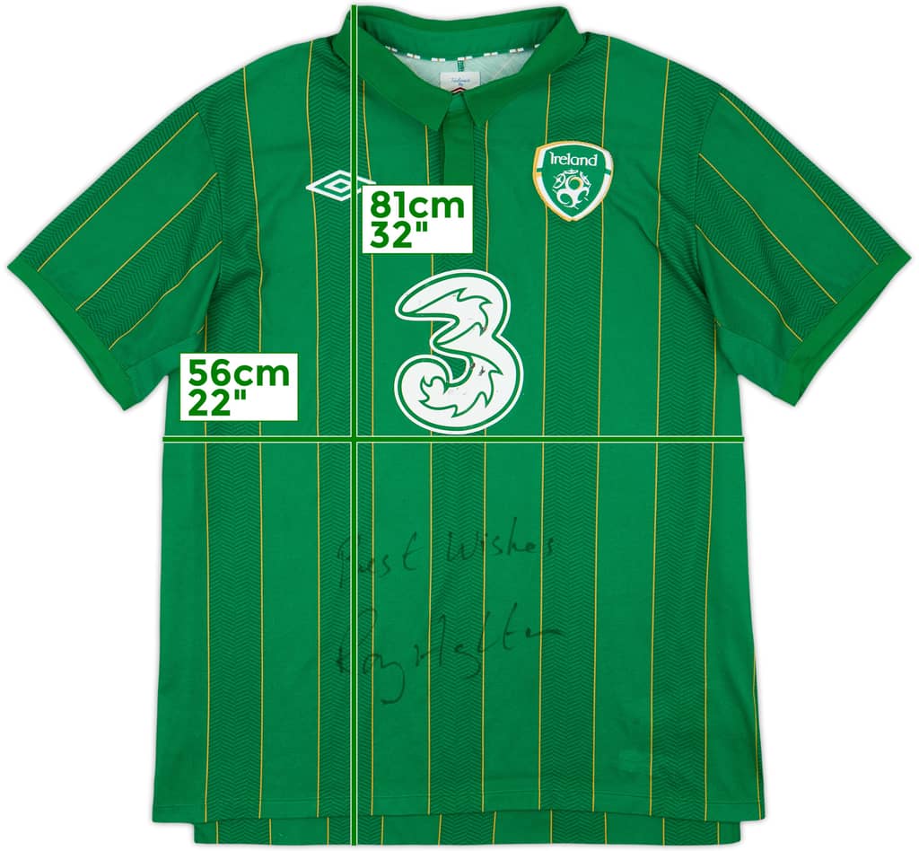 2011 Ireland Signed Home Shirt - 5/10 - (XL)