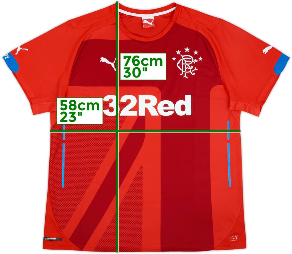 2014-15 Rangers Third Shirt - 9/10 - (XL)