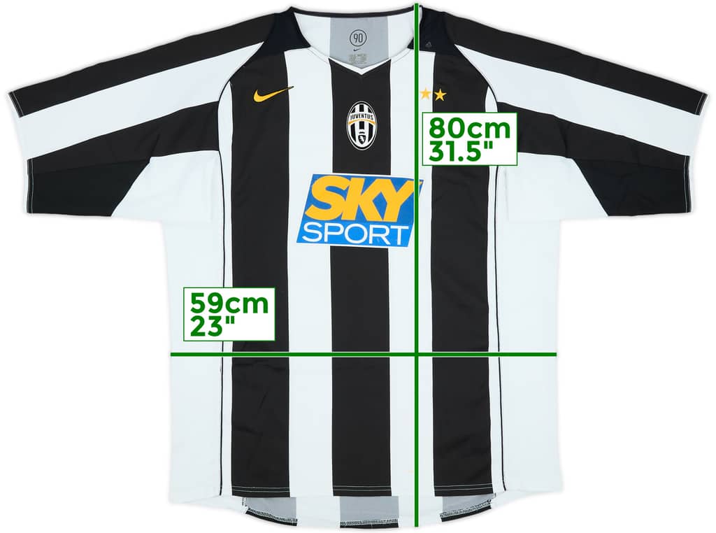 2004-05 Juventus Home Shirt - 6/10 - (XL)