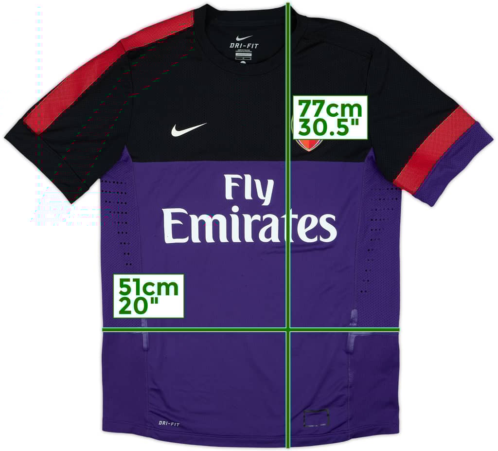 2012-13 Arsenal Nike Player Issue Training Shirt - 7/10 - (L)