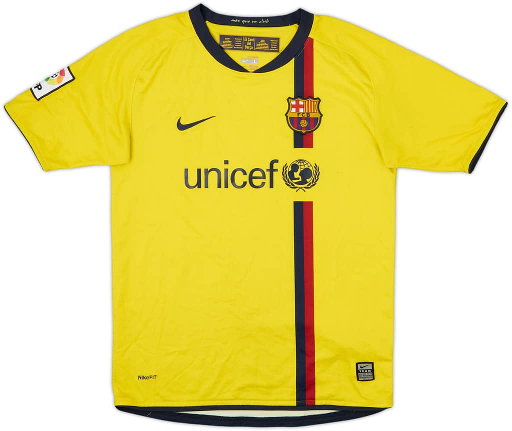 2008-10 Barcelona Away Shirt - 6/10 - (L.Boys)