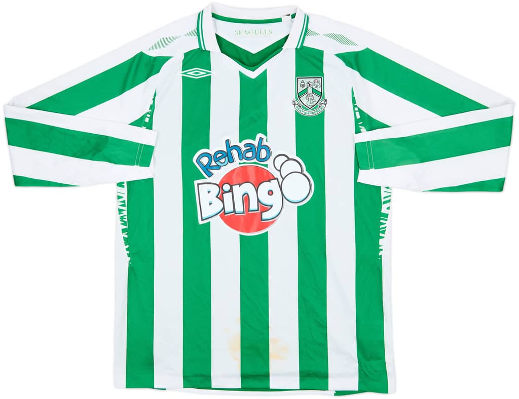 2009 Bray Wanderers Home L/S Shirt - 5/10 - (L)