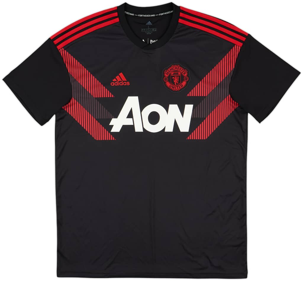 2018-19 Manchester United adidas Training Shirt - 9/10 - (L)